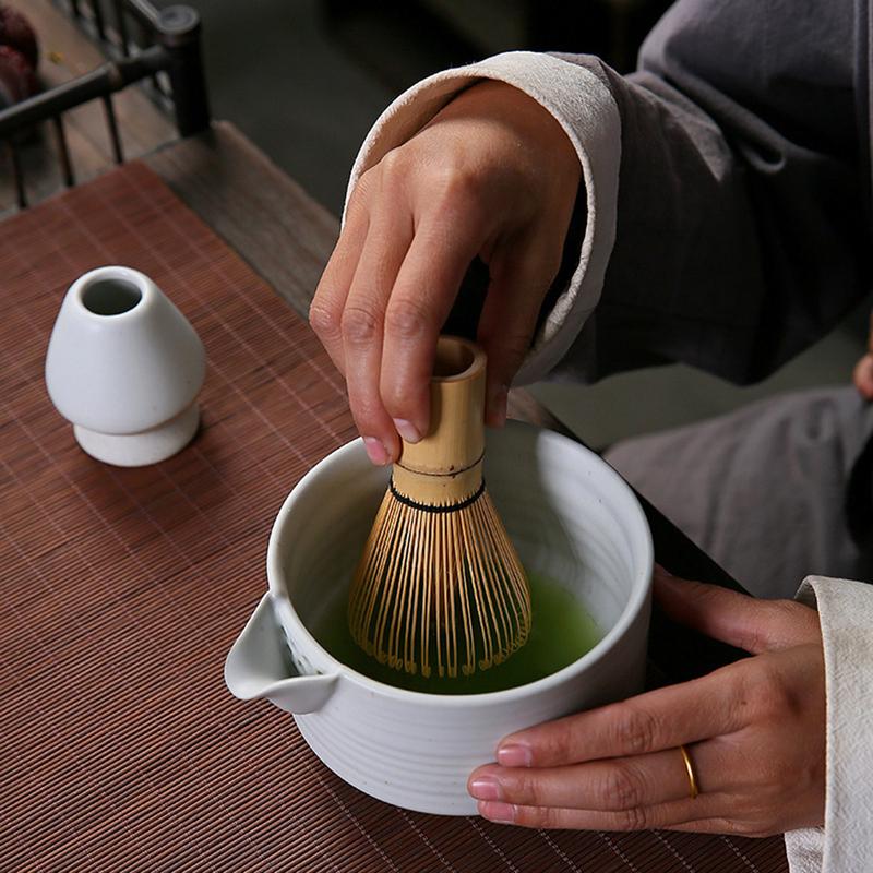 Product Introduction of Traditional Ceramic Matcha Bowl Smooth High Temperature Resistant Green Tea Maker Cup Large Capacity Tea Salad Soup Bowl for Tea Set Accessories 24