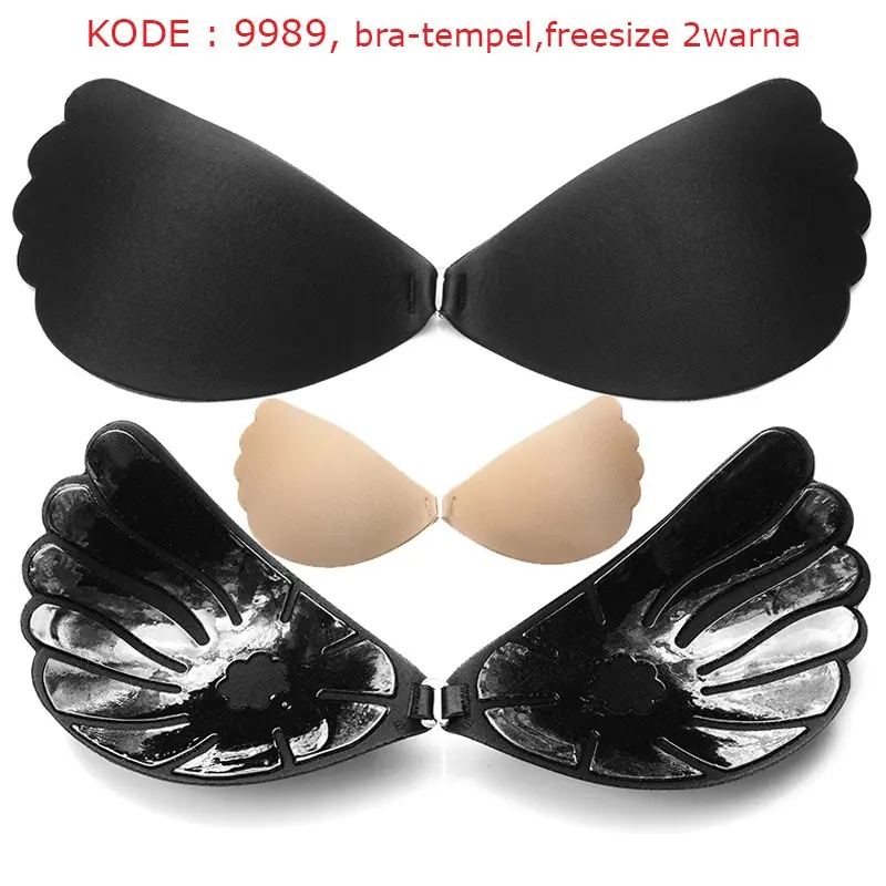 9989 - BRA TEMPEL INVISIBLE READY BEIGE & HITAM