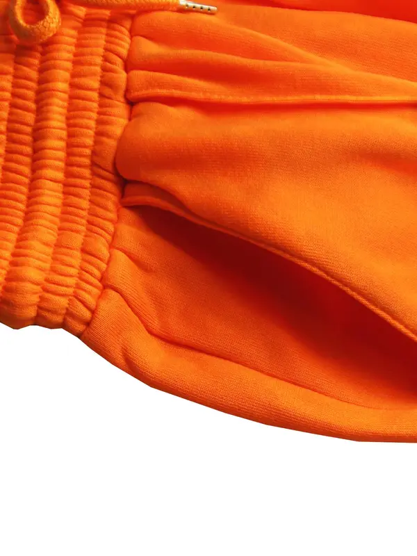 Women's Solid Color Drawstring Waist Sweatpants, Casual Comfy Trousers for Daily Wear, Ladies Bottoms for All Seasons 3
