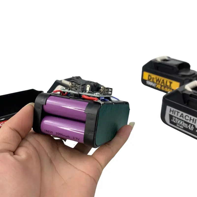 Máy siết bulong hitachi 199v động cơ không chổi than , lõi đồng 100% chân pin phổ thông ( BẢO HÀNH 6 THÁNG ) 5