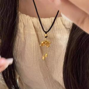 Vòng Cổ Hoa Sen Vàng, Phong Cách Trung Quốc, Dành Cho Phụ Nữ, Mặt Dây Chuyền Hoa Sen Phương Pháp Cổ Đại Độc Đáo Dệt Thủ Công, Dây Chuyền Quần Áo Tình Yêu Hai Cuộc Sống vong  cuagocnhonabe Vòng Cổ Mặt Vòng tay  lắc Vòng cổ hai titan  ngựa  thật