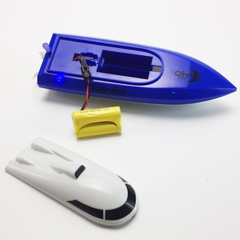 Product Introduction of 2.4G wireless remote control boat electric boat model charging high speed remote control speedboat with flashing lights children's toys 25