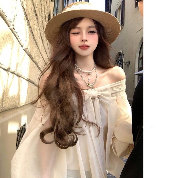 [CÓ BÁN RỜI ÁO] Misoset áo tơ xoè tay bồng công chúa kèm quần giả váy xoè Nữ 0
