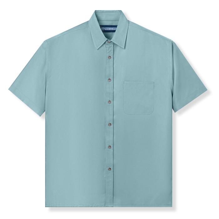 Gambar Kemeja Tenue de Attire - Officine Short Sleeve Shirt - Moss green Baju Pria Basic Pendek Kerah dari Tenue de Attire Kota Administrasi Jakarta Selatan 5 Tokopedia