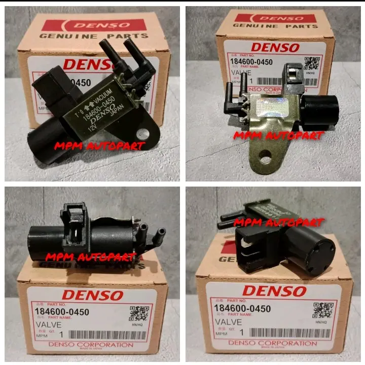 solenoid selenoid idle up vacum ac untuk kijang, panther, twin cam, starlet, kuda grandia, vitara, Escudo Sidekick, Karimun, carry futura, katana, esteem, espass, taruna, taft, Rocky, hiline, dll merk Denso 184600-0450 0