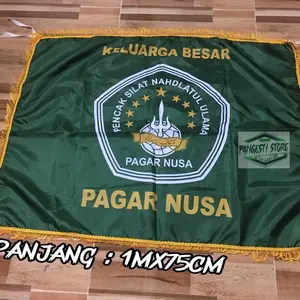 BENDERA PAGAR NUSA 1mx75cm hijau