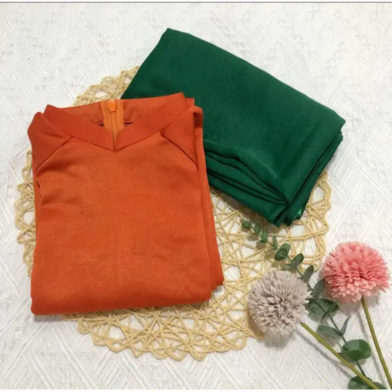 Áo dài cách tân BIG SIZE dáng xuông lụa tây thi cao cấp kèm quần 4