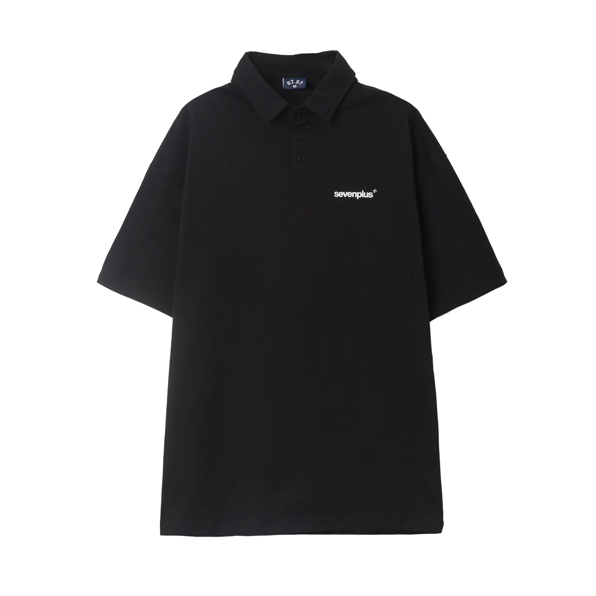 Áo polo tay ngắn SEVENPLUS Basic Polo màu đen