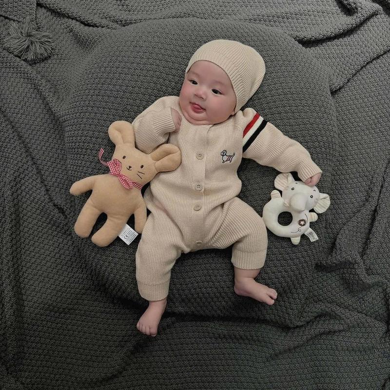 Body Len cún kèm mũ cho bé 3-12kg