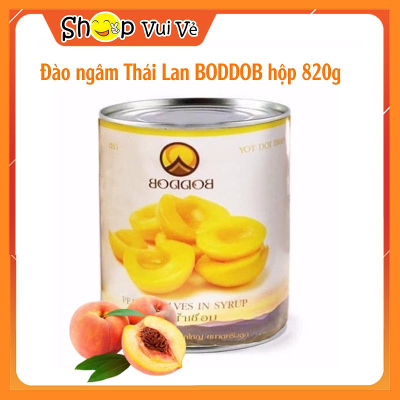 Đào ngâm BODDOB Thái Lan hộp 820g