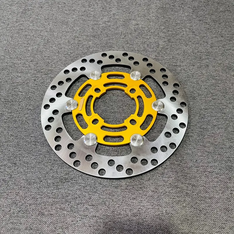 đĩa thắng moto 3 phen inox lòng nhôm 1