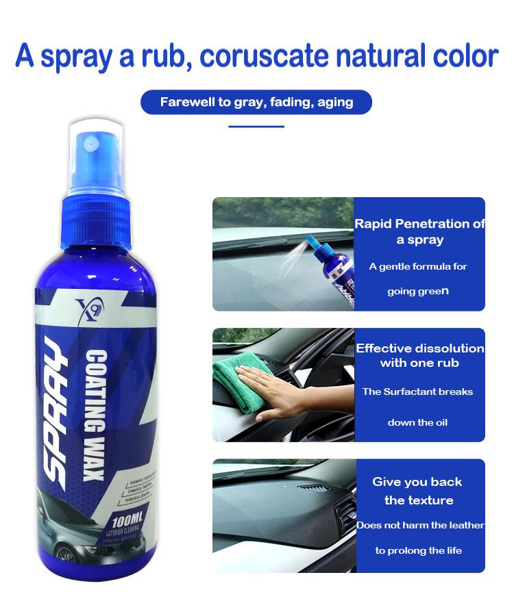 Product Introduction of Car Plastic Repair Black Gloss Car Cleaning Products Car Polish and Repair Coatings Repair Car Details 11