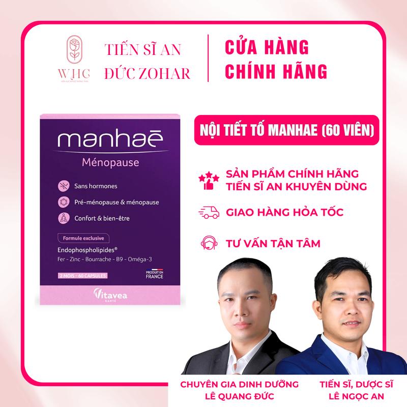Viên uống Manhae Menopause Nutrisante bổ sung nội tiết tố nữ của Pháp