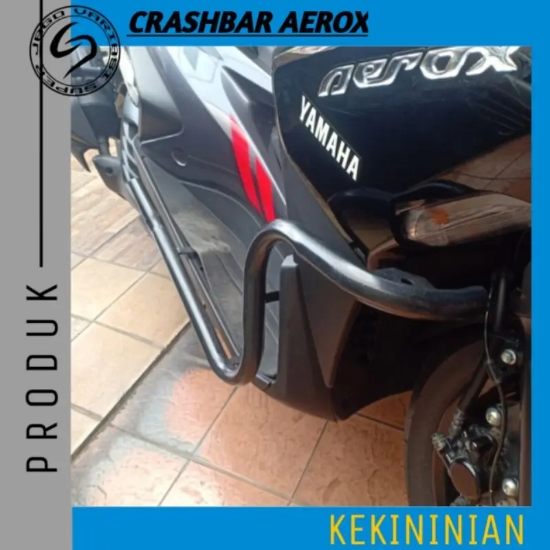 COD Crashbar Tubular Aerox Lama Aerox New Connected Pelindung Body Plus Breket Dudukan Lampu Tembak Presisi Awet Kuat 5