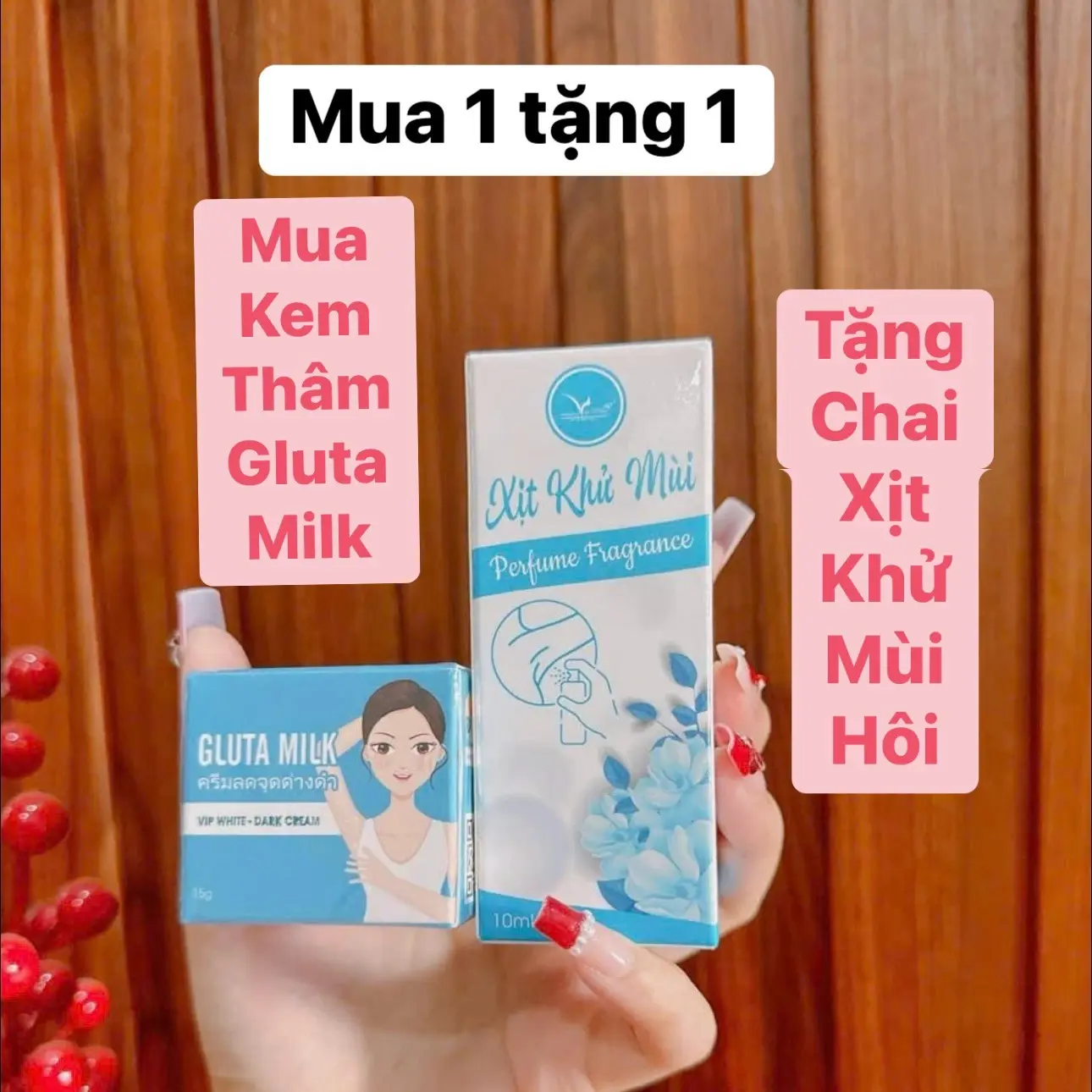 Kem Hỗ Trợ Khử Thâm Hỗ Trợ Giảm Mùi Nách Gluta Milk