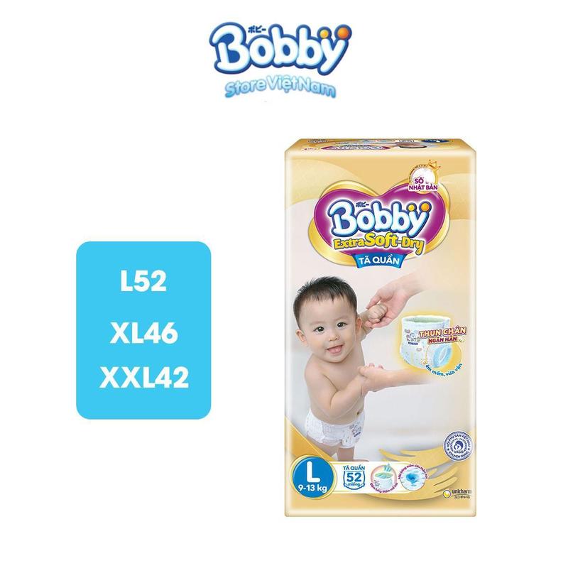 Bobby Tã quần cao cấp Extra Soft Dry (L52/XL46/XXL42)