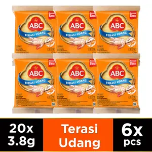 ABC Terasi Udang 20 x 3.8 g - Multi Pack 6 pcs