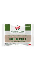 Product Introduction of Scotch-Brite Heavy Duty Scrub Sponges, Sponges for Cleaning Kitchen and Household, Heavy Duty Sponges Safe for Non-Coated Cookware, 6 Scrubbing Sponges 15