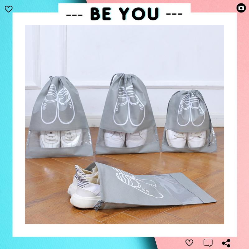 Túi Đựng Giày Dép Du Lịch Có Dây Rút Loại To - Size Lớn 42 x 31 - BEYOU