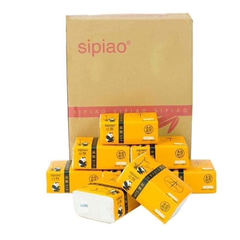 [ 1 thùng 30 gói] KHĂN GIẤY GẤU TRÚC SIPIAO CỰC HOT