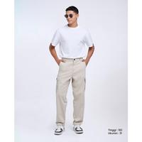 Gambar MANZONE - Celana Panjang Cargo Pria Bosila 3 - Beige - 31, Beige dari Manzone Store Kab. Pemalang 2 Tokopedia