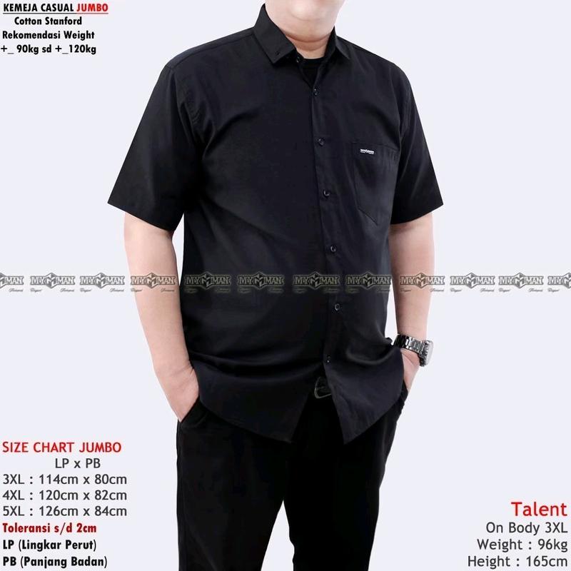 kemeja pendek jumbo original MY MAN 7