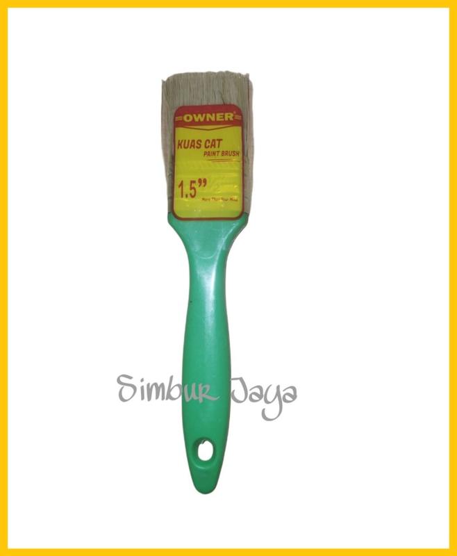 Kuas Cat Gagang plastik SATUAN Ukuran 1 /1.5/ 2/ 2.5/ 3/ 4 Inch Kotak Kotak