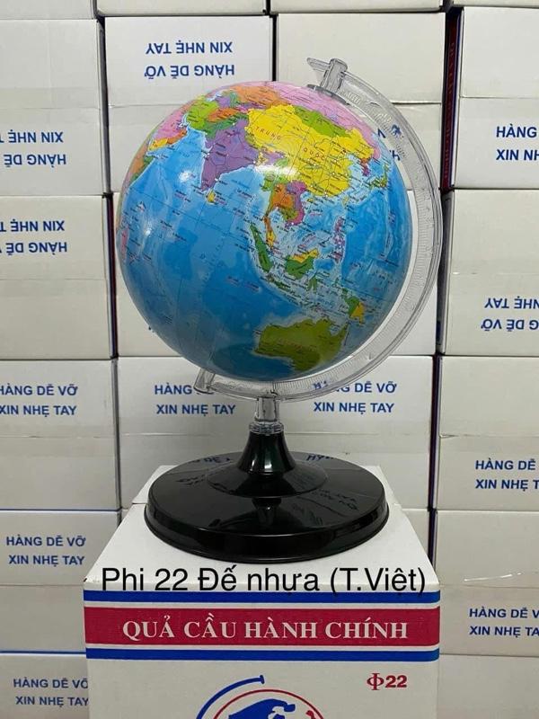 Product Introduction of Quả Địa Cầu Phi 22 Đế Nhựa - Giúp con học kiến thức về địa lý 7