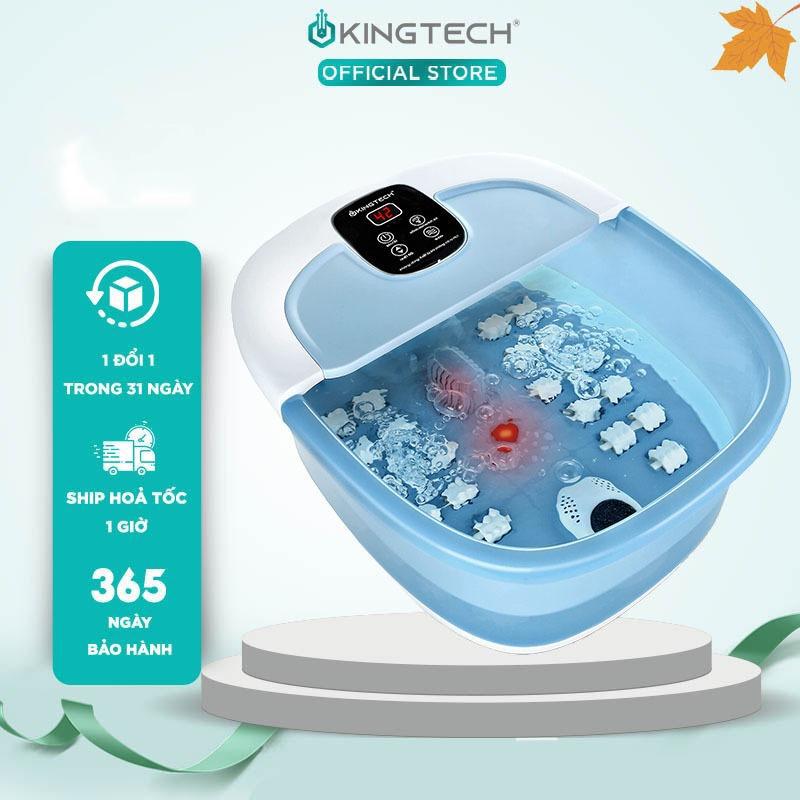 Bồn Ngâm Chân Massage Cao Cấp KINGTECH BM-400, 22 Con Lăn Kết Hợp Ngâm Nước Nóng, Đèn Hồng Ngoại, Sục Khí Thư Giãn Máy Massage - Quà Tặng Tuyệt Vời Cho Người Thân