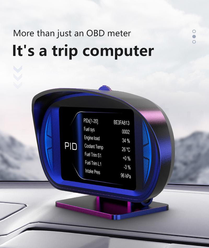 Product Introduction of Majesun P2 Car Digital Speedometer OBD2 GPS HUD Gauge Auto Display Alarm Water Oil Temperature Turbine Pressure on-board Computer 29