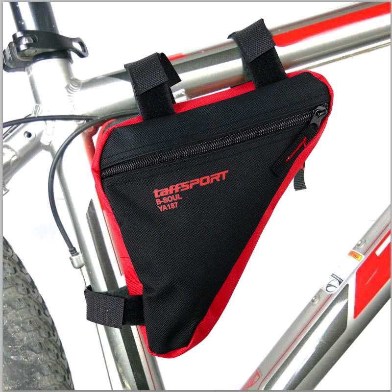 Tas Sepeda Serbaguna Triangle Frame Bag Pouch - Tas Sepeda segitiga Waterproof Dengan Holder Botol Minum Anti Air Nyaman Set 7