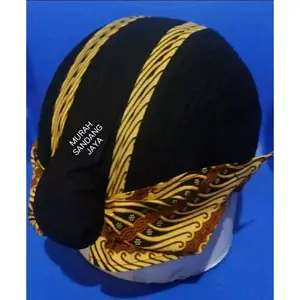 Blangkon Jogja Lipat Jebeh Samurai Kuning || Blangkon Lipat Jebeh || Blangkon Harga Grosir || Kupluk topi la new original biru