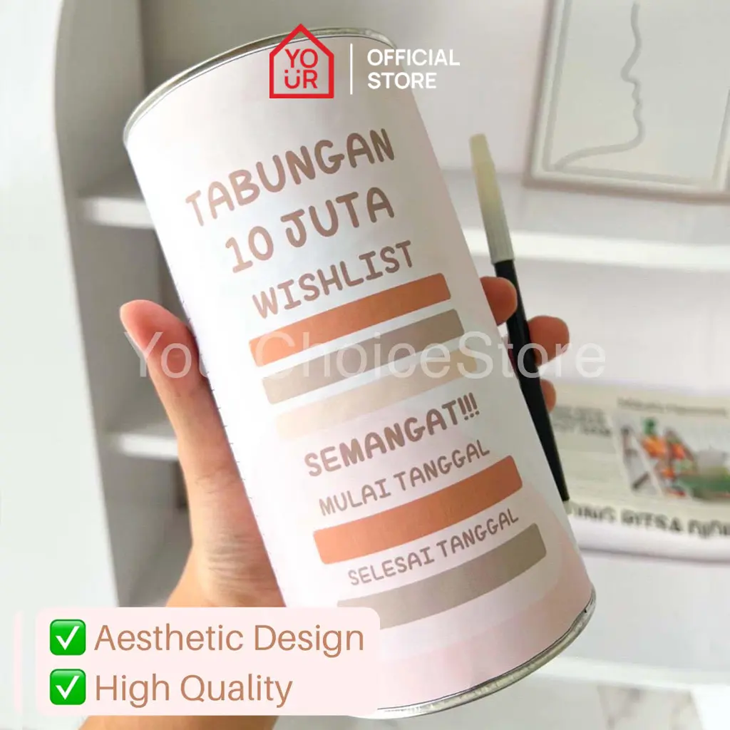 [FREE SPIDOL]  Celengan Target Viral Jumbo Permanen / Celengan Viral / Celengan Anak / Celengan Murah / Celengan permanen / Celengan Besar / Celengan Target Besar