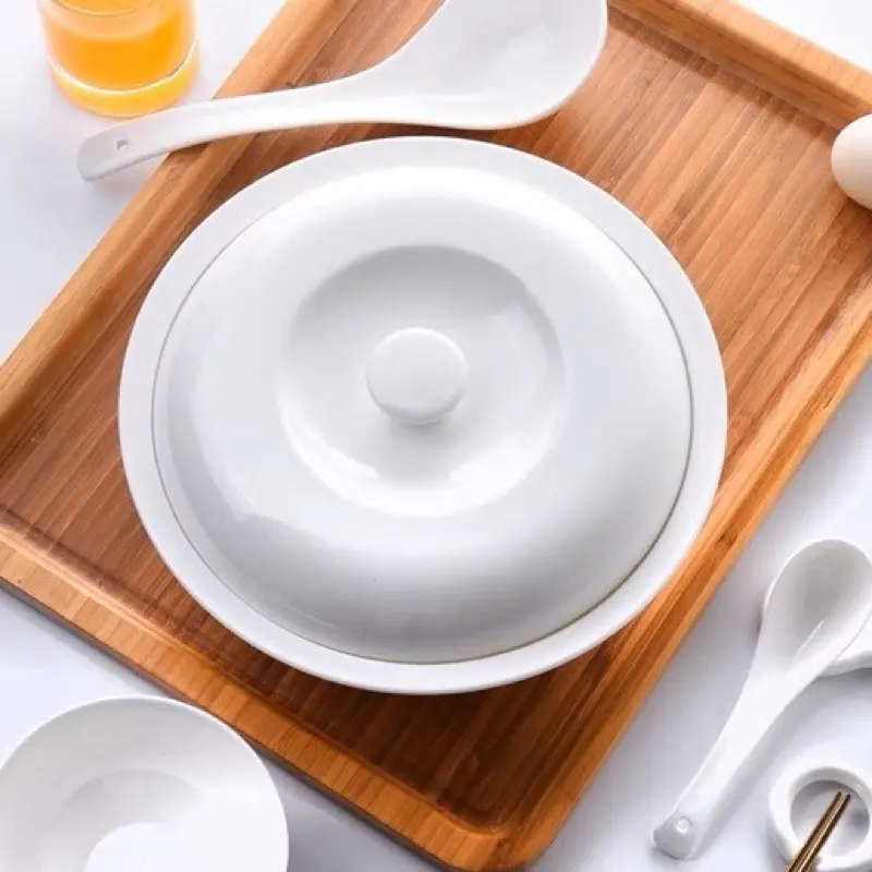 Âu phíp đựng cơm, canh có nắp kiểu Hàn Quốc