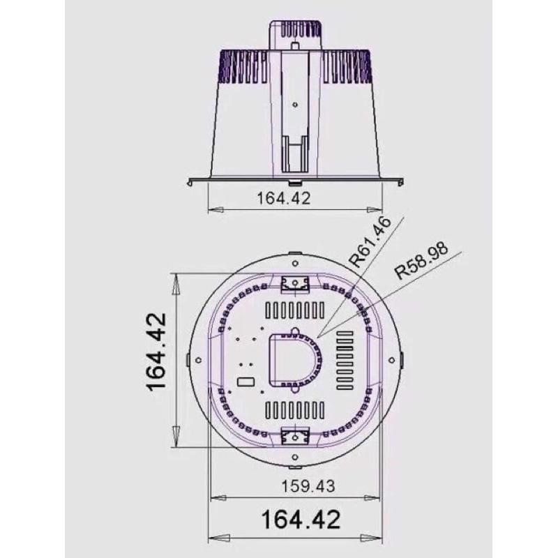 Đèn sưởi nhà tắm âm trần 1 bóng tròn Navado NAV6010. Bảo hành 5 năm. Máy Sưởi Sưởi Ấm máy  sưởi  phòng  tắm đèn  sưởi  nhà  tắm 5