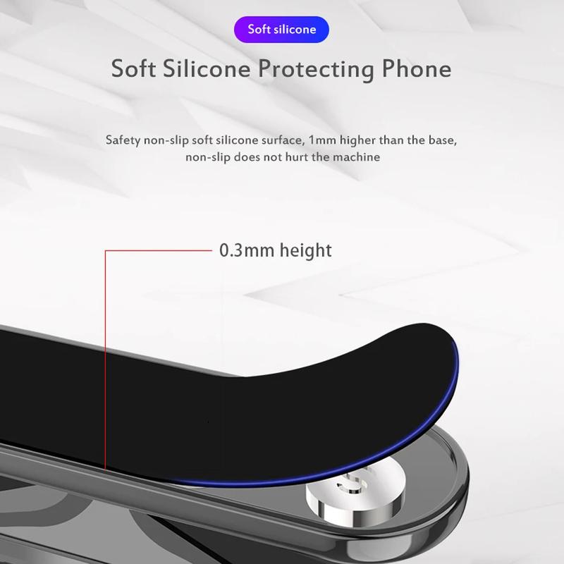 Product Introduction of Popular multifunctional magnetic suction car phone holder creative car magnetic air outlet car metal magnetic bracket 5