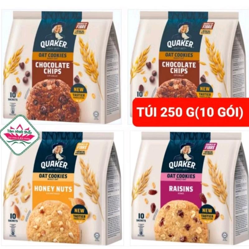  bánh Quy Yến Mạch Quaker 250g 10 gói  3 loại  hsd:4 2026.Malaysia 
