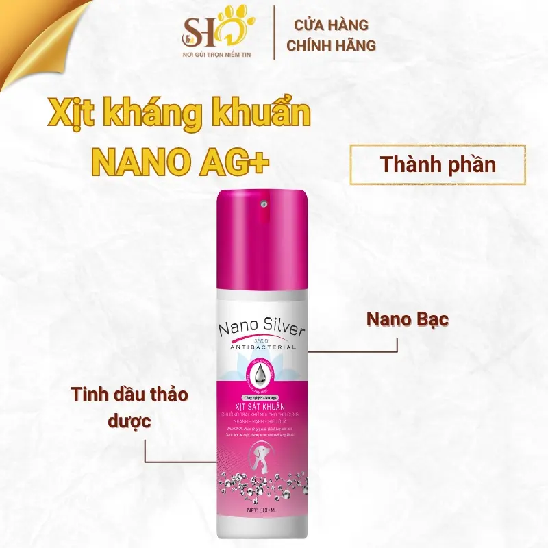 Xịt khử mùi nước tiểu, khử mùi chậu cát chó mèo 300ml SHD giúp khử tận gốc mùi hôi khai, hỗ trợ pet đi vệ sinh đúng chỗ