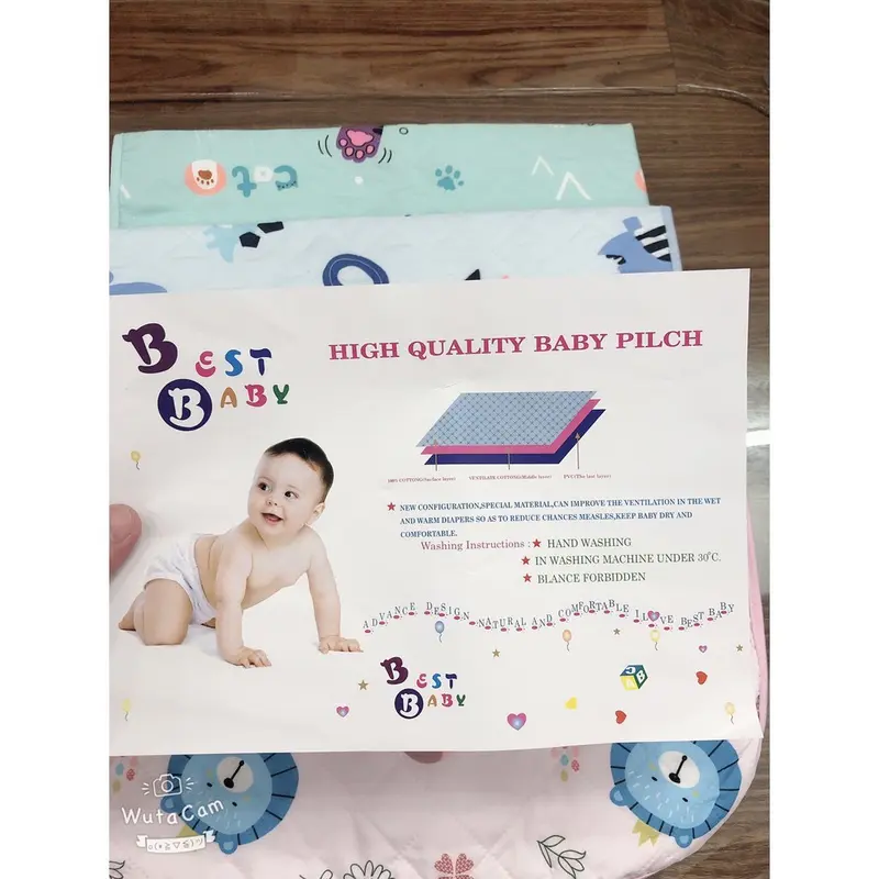 Tấm lót chống thấm Baby Plich 3 lớp dành cho bé 2