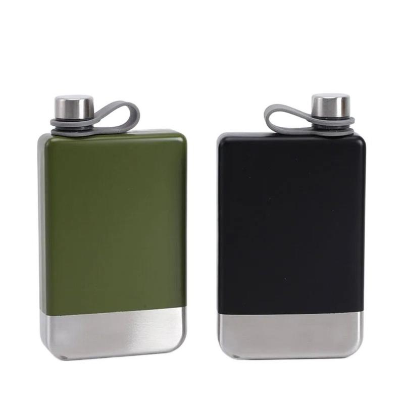 Product Introduction of High Quality Stainless Steel Hip Flask 9oz Portable Liquor Flask Paint Spraying Leakproof Wine Cup Unisex 18