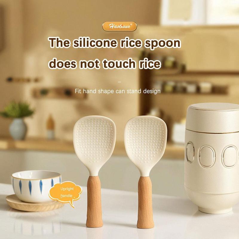 Silicone Rice Spoon Superior Practicality Non-stick Electric - TikTok ...