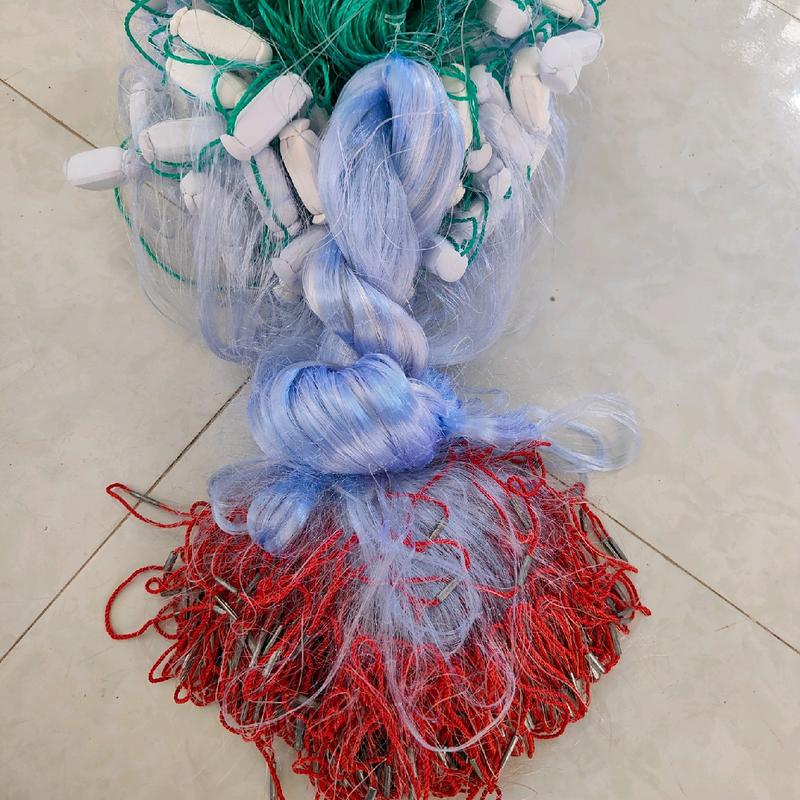 [ LƯỚI NỖI CÁ ĐỐI 3 MÀN DẠO 1M6 DÀI 75M ] lưới nổi bắt cá đối 3cm,3.5cm,4cm,4.5cm