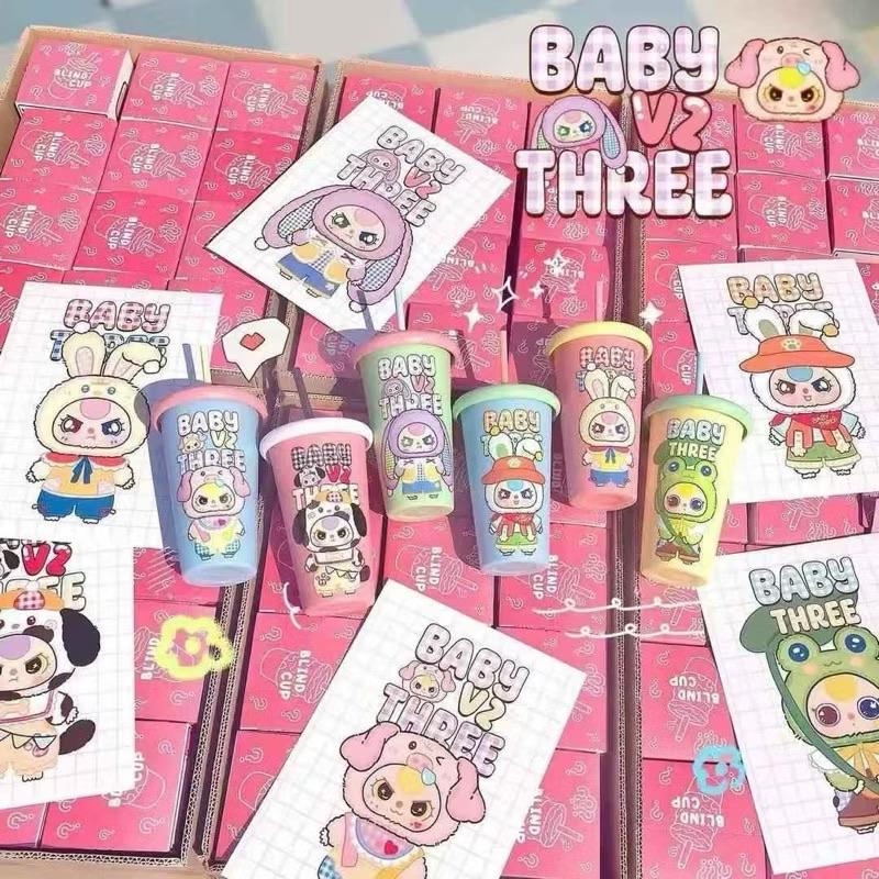 Product Introduction of [ Sẵn Hàng cho 8-3] BLIND CUP (ly mù) BABYTHREE in 3D nổi DTF UV  EVE Story 25