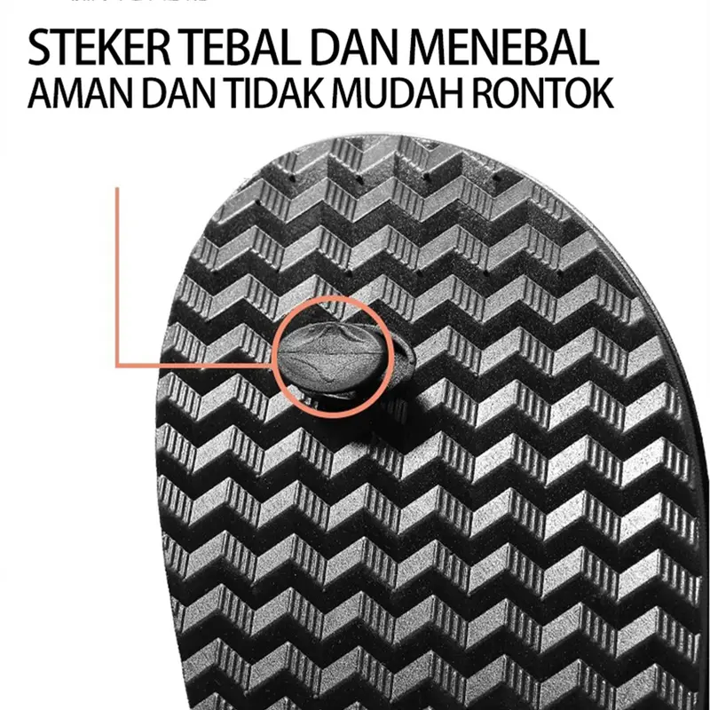 sandal pria keren sandal jepit pria sandal laki laki kekinian anti licin sandal casual pria ruangan sandal karet pria 3