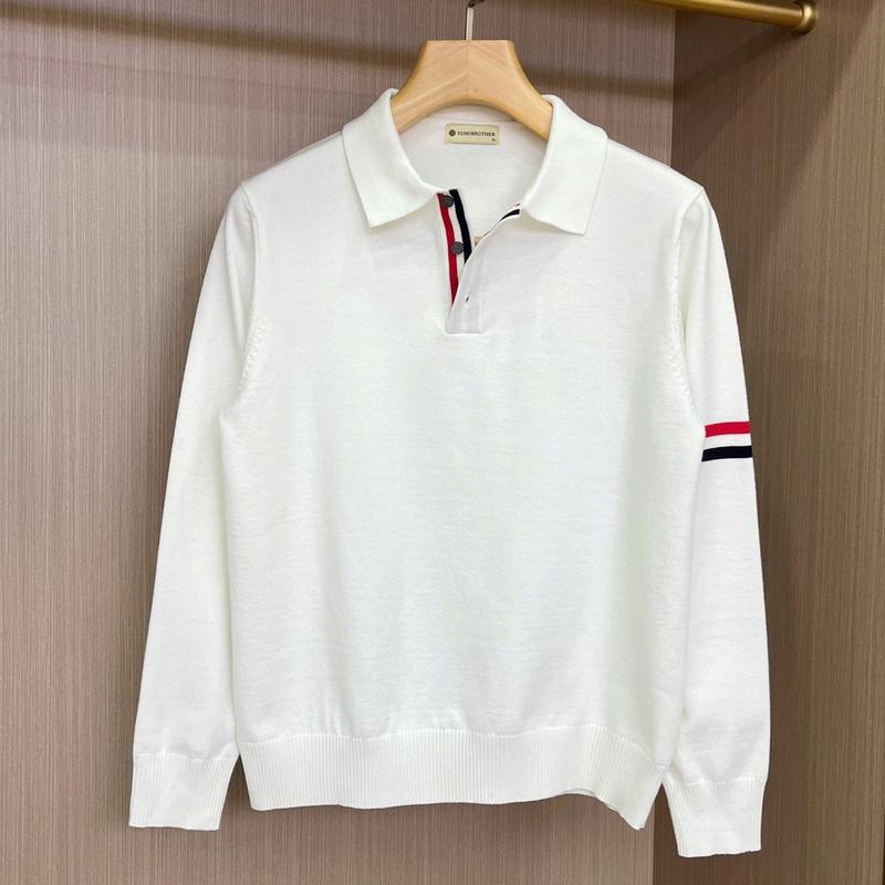 AL101 - Áo Polo Len Dệt Kim Dài Tay Nam 3261 Chất Liệu Mềm Mại Thoải Mái Phong Cách Hiện Đại Lý Tưởng Cho Thể Thao Và Ngoài Trời