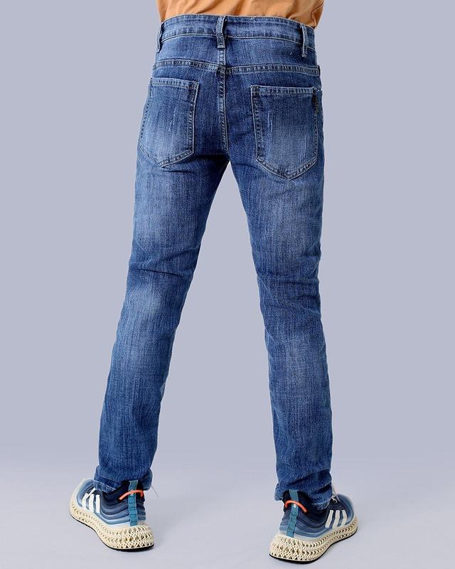  Quần Jean Nam Cao Cấp XANH VỪA CÀO - HC 11 Menswear Pants Có Túi Lưng Cao 
