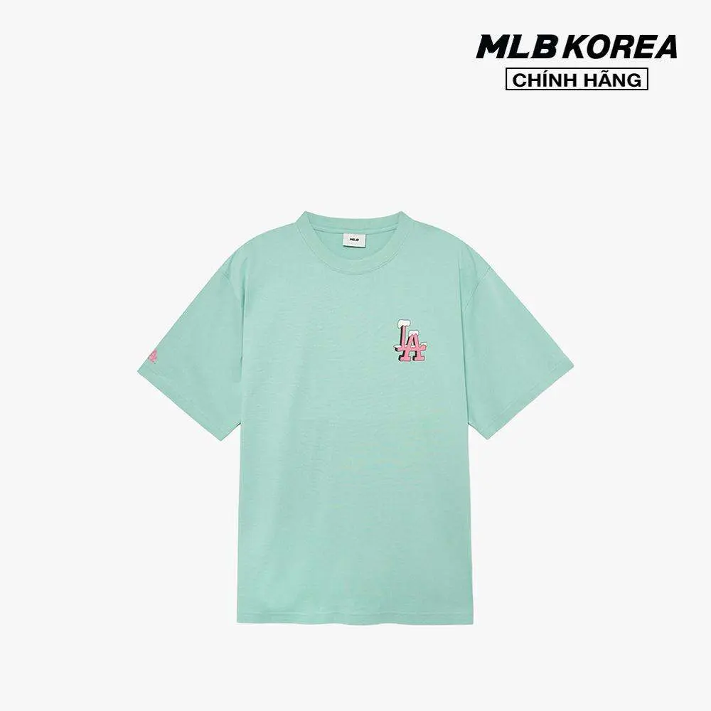 MLB - Áo thun unisex cổ tròn tay ngắn phom suông hiện đại 3ATSL0134-07MTL