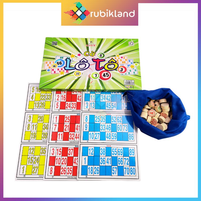 [LHT] Cờ Lô Tô Liên Hiệp Thành 90 Số Giá Rẻ Đồ Chơi Giải Trí Xả Stress Ngày Tết Trò Chơi Nhóm Bạn