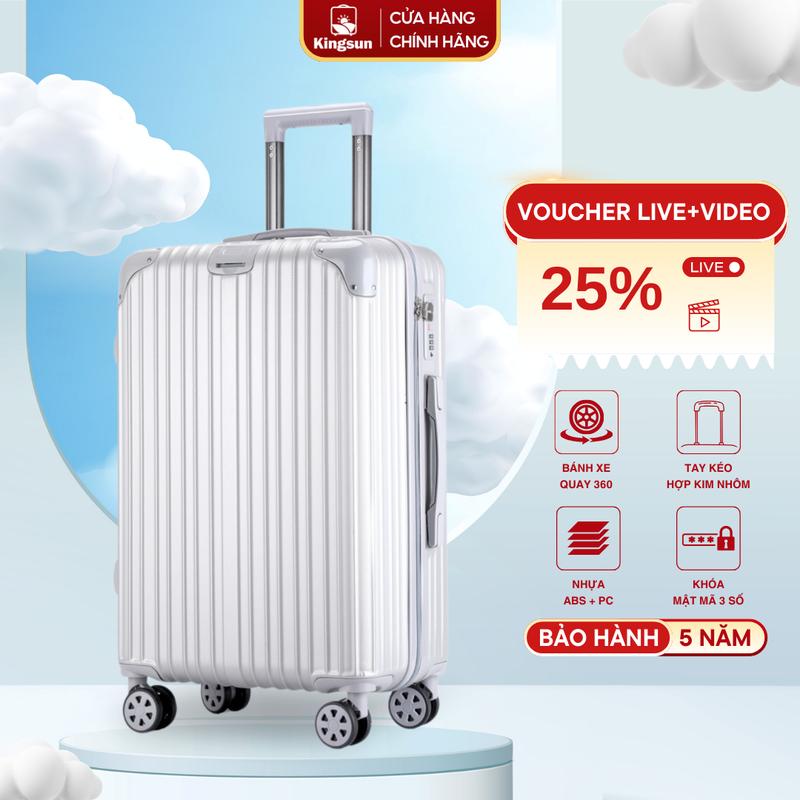 Vali kéo du lịch Kingsun vali KS-033 Size 20, bảo hành 5 năm