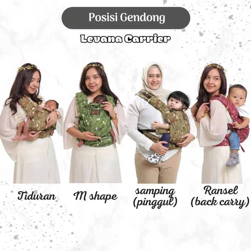 (PILIH BONUS) Gendongan depan cuddle me levana carrier 3